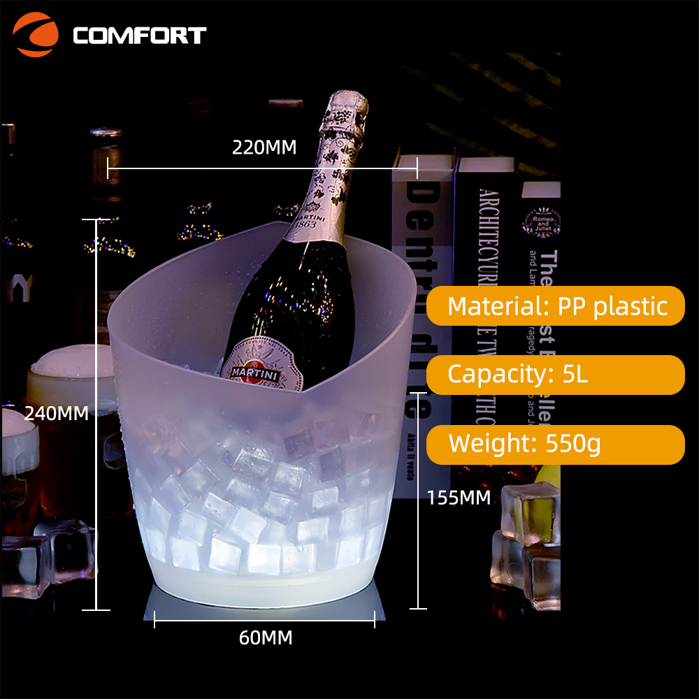 Choose high-quality plastic led ice bucket 主图 2