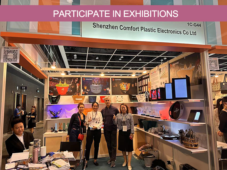 Choose high-quality plastic led ice bucket 展会