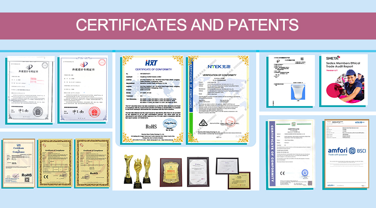 Choose high-quality plastic led ice bucket 证书 2